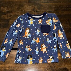 Little Sleepies Bluey Dance Mode Pocket Tee